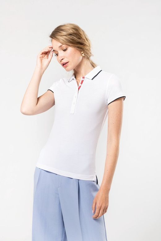 POLO PIQUE MANGA CORTA MUJER
