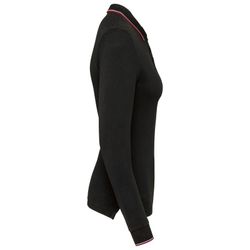 Langarm-Polohemd aus Piqué für Damen
