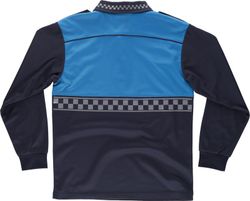 Polo Policía manga larga combinado Marino Celeste