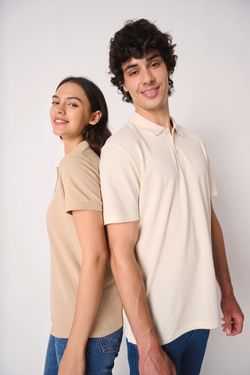 Damen Piqué-Poloshirt