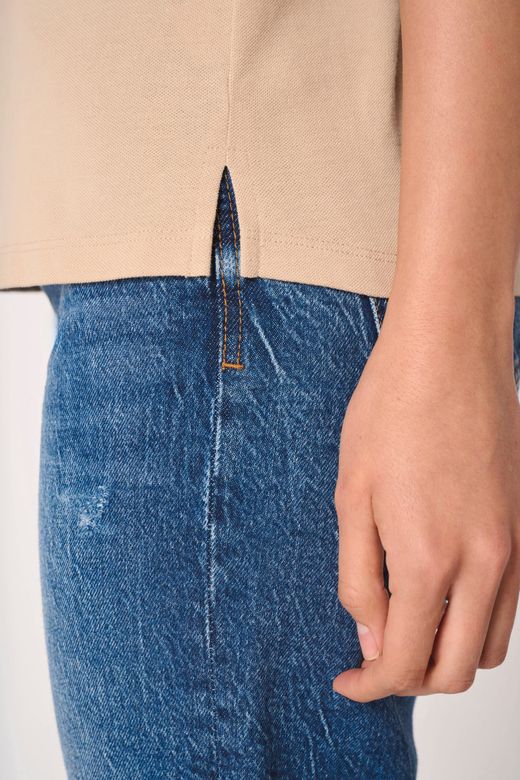 Damen Piqué-Poloshirt