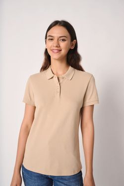 Damen Piqué-Poloshirt
