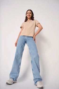 Damen Piqué-Poloshirt