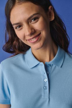 Damen Piqué-Poloshirt