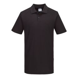 Polo PW2 de manga corta Negro
