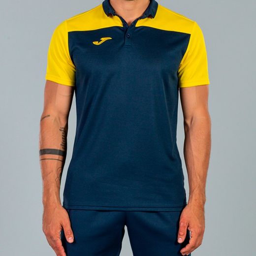 Polo Shirt Hobby Ii Navy-Yellow S/S