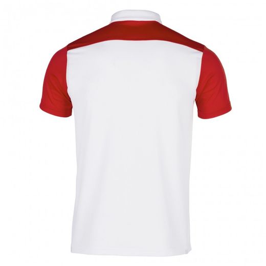Polo Shirt Hobby Ii White-Red S/S
