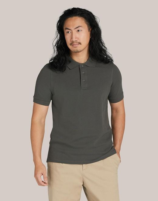 Polo Signature Stretch sin etiqueta hombre
