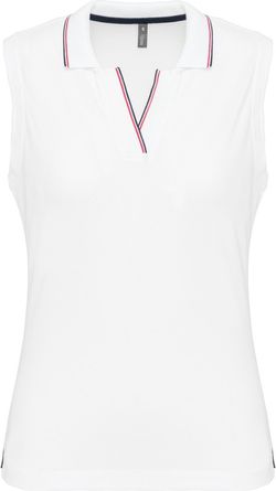 Polo sin mangas para mujer