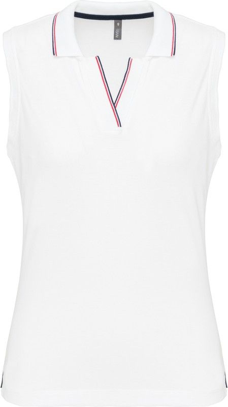 Polo sin mangas para mujer