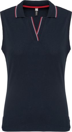 Polo sin mangas para mujer