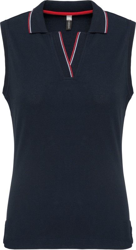 Polo sin mangas para mujer