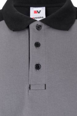Polo stretch bicolor mc