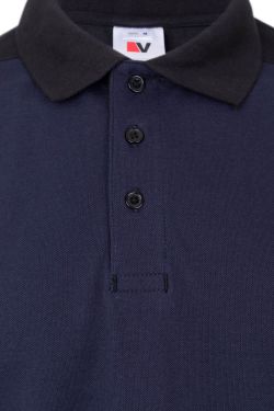 Polo stretch bicolor mc