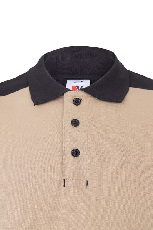 Polo stretch bicolor mc