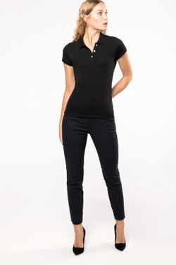 Supima® Kurzarm-Polo für Damen