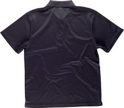 Technisches kurzärmeliges Poloshirt, kombiniert mit schwarzen Fluorfarben
