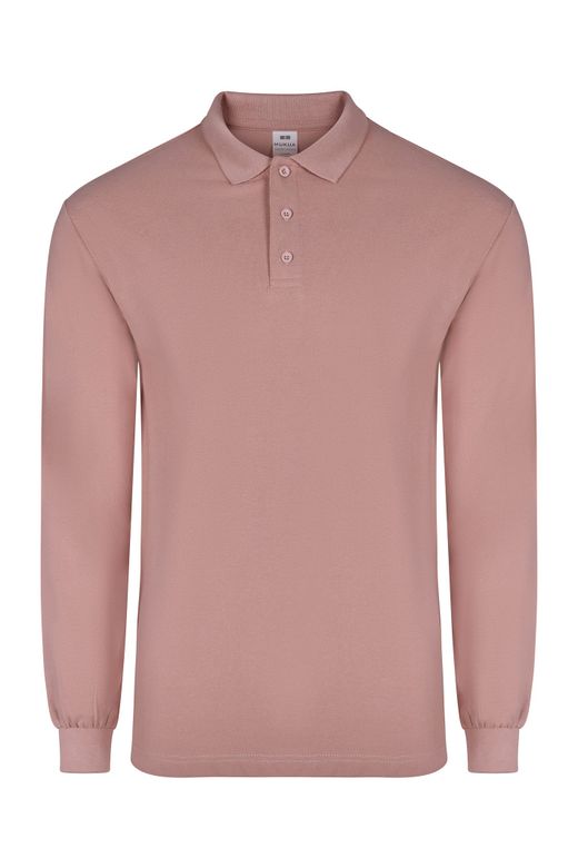 Polo unisex manga larga