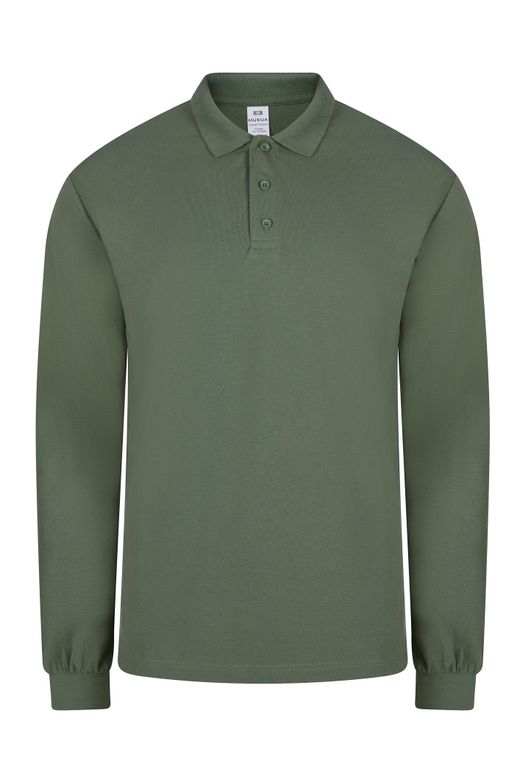 Polo unisex manga larga