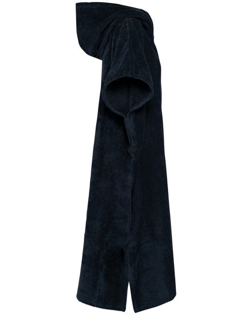 Unisex-Frottee-Poncho mit Kapuze