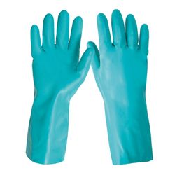 POWER-COAT, guante químico de nitrilo verde