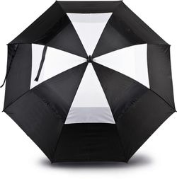 Professioneller Golfschirm Schwarz / Weiß