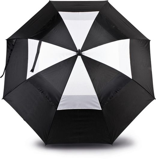 Professioneller Golfschirm Schwarz / Weiß