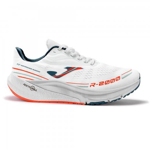R.2000 Men 2202 White Orange Fluor