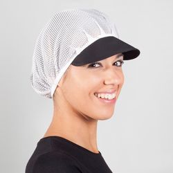 GORRA UNISEX REJILLA VISERA COLOR (PAQ. 10 UNID)
