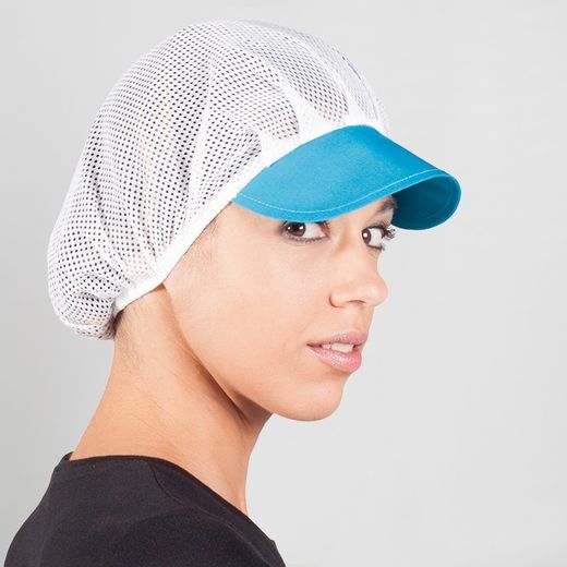 GORRA UNISEX REJILLA VISERA COLOR (PAQ. 10 UNID)