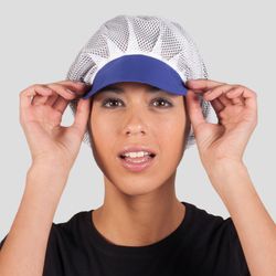 GORRA UNISEX REJILLA VISERA COLOR (PAQ. 10 UNID)