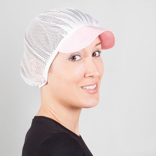 GORRA UNISEX REJILLA VISERA COLOR (PAQ. 10 UNID)