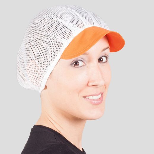 GORRA UNISEX REJILLA VISERA COLOR (PAQ. 10 UNID)