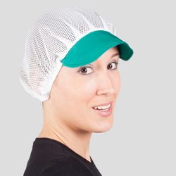 GORRA UNISEX REJILLA VISERA COLOR (PAQ. 10 UNID)