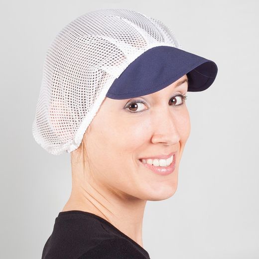 GORRA UNISEX REJILLA VISERA COLOR (PAQ. 10 UNID)