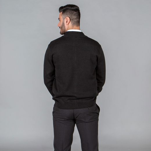 Rebeca Hombre Punto Grueso Con Cremallera