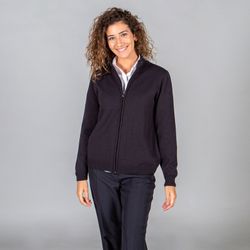Rebeca Mujer Punto Grueso Con Cremallera