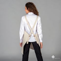 Delantal Con Peto Tejido Organico 76x92 Cm