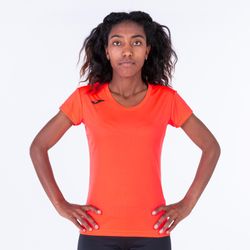 Record Ii Short Sleeve T-Shirt Fluor Coral