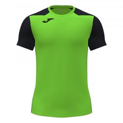 Record Ii Short Sleeve T-Shirt Fluor Green Black