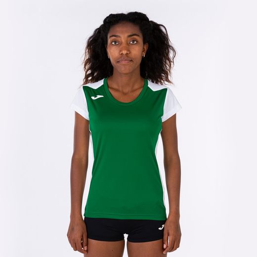 Record Ii Short Sleeve T-Shirt Green White