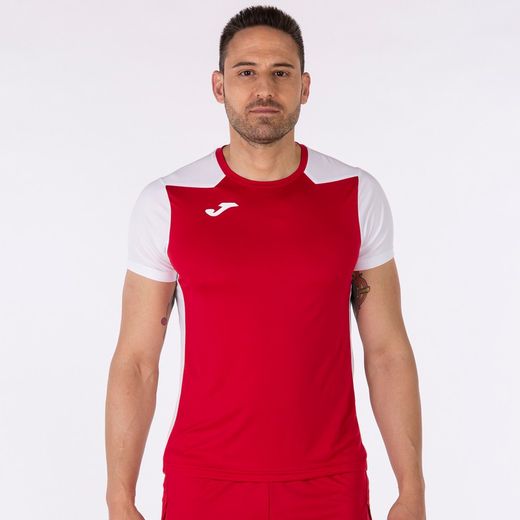 Record Ii Short Sleeve T-Shirt Red White