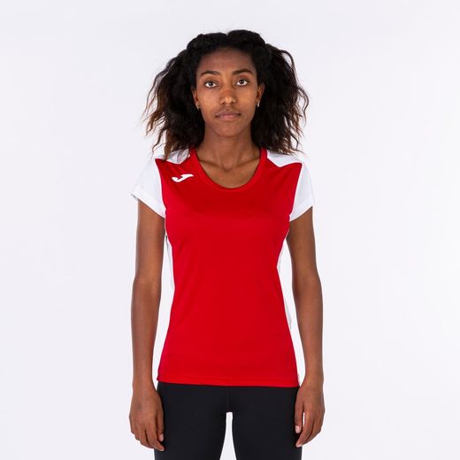 Record Ii Short Sleeve T-Shirt Red White
