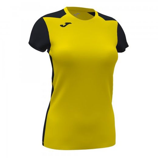 T-shirt a maniche corte Record Ii gialla nera