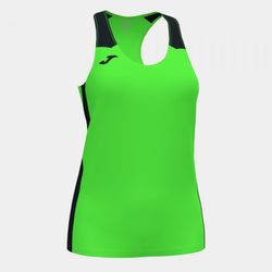 Record Ii Tank Top Fluor Green Black