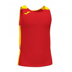 Record Ii Tank Top Red Yellow