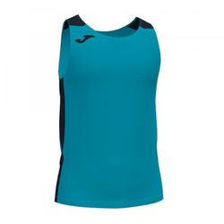 Record Ii Tank Top Turquoise Black