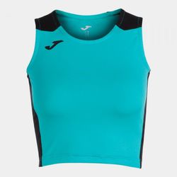 Record Ii Top Turquoise Black