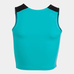 Record Ii Top Turquoise Black