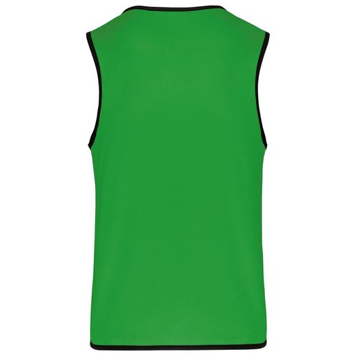 Reversible Rugby Lätzchen Lime / Spicy Orange